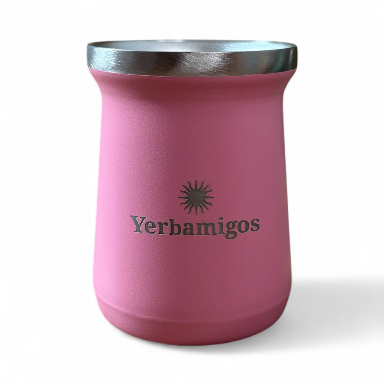 Yerbamigos inox mate tök rózsaszín